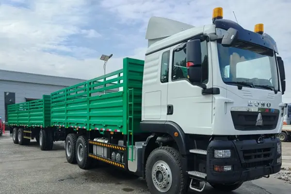 Derun 21 Unit Drawbar Trailer Lengkap Pergi ke Port Tianjin