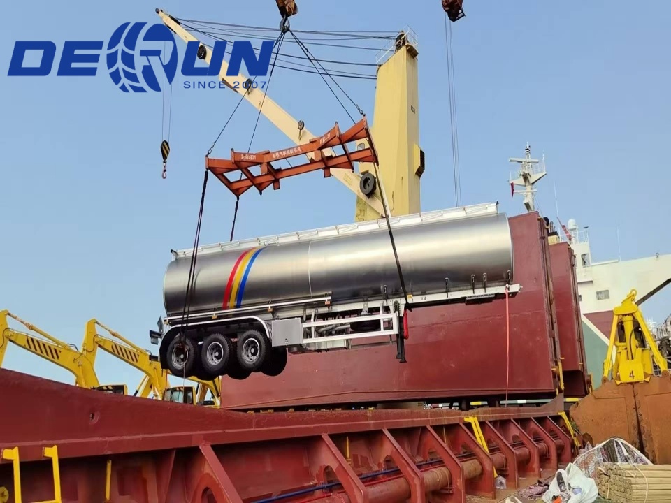 Derun Tangki Tangki Minyak Aluminium Tangki Tangki Tangki Tangki Tangkuk Tiga Dikirim ke Argentina