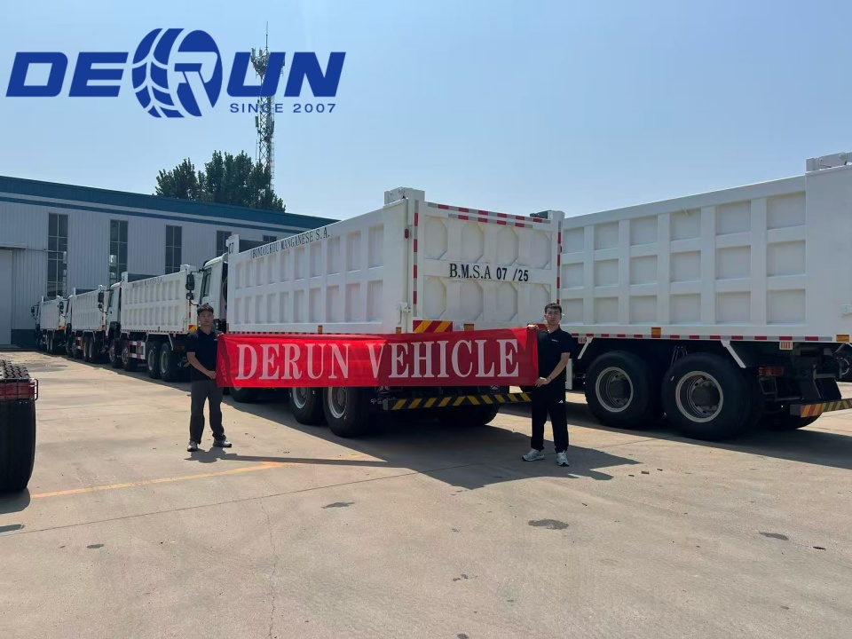 10 Unit Howo 8x4 Truk Tipper akan dikirim ke Pantai Gading