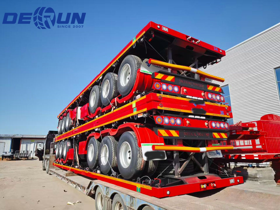 Tiga truk low-flatbed tiga gandar akan dikirim ke Mauritania.
