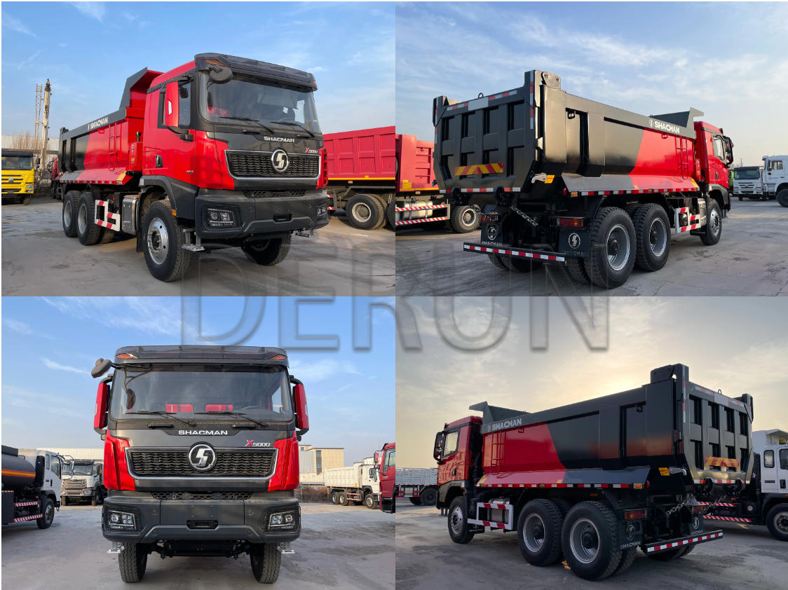 SHACMAN X5000 6x4 Dump Truck mengekspor ke Peru