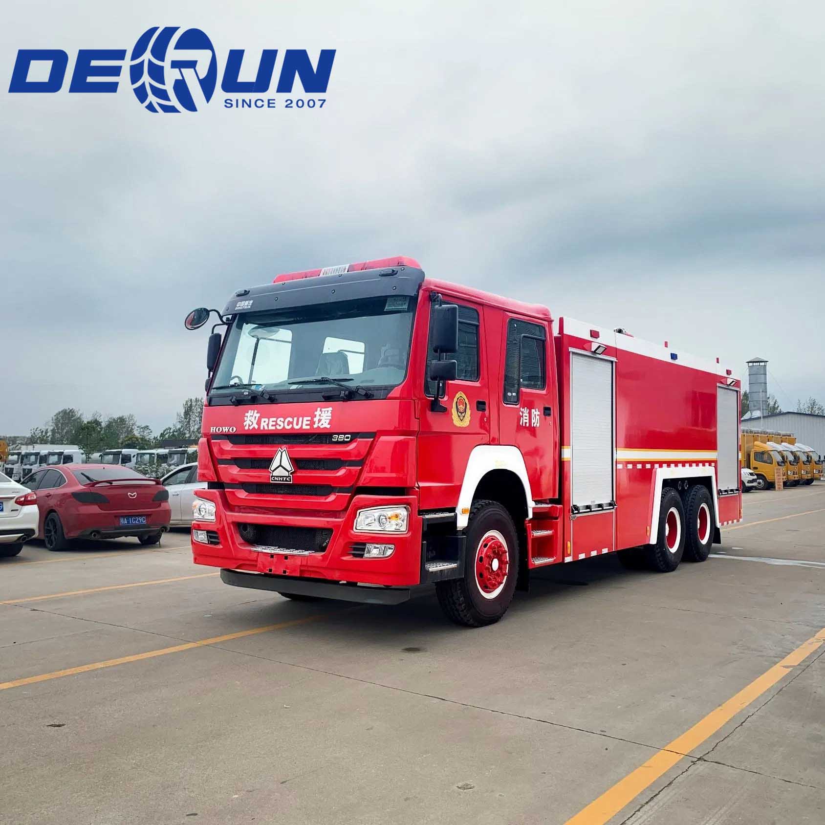 Cara Memilih Truk Pemadam Kebakaran Industri Tugas Berat: Mengapa Sinotruk HOWO 6x4 Menonjol