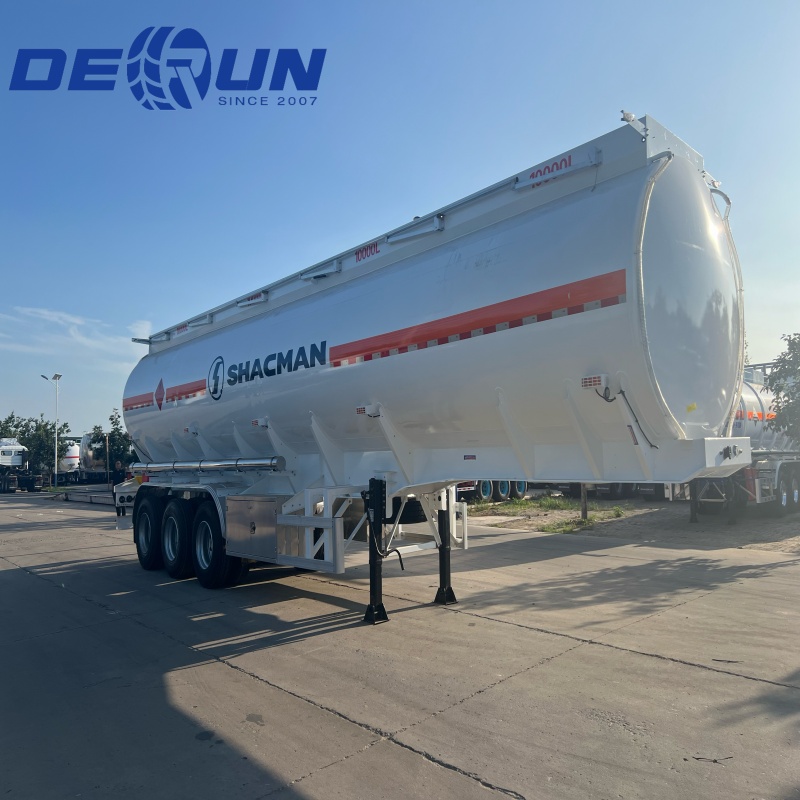 Semi trailer tangki minyak derun tri