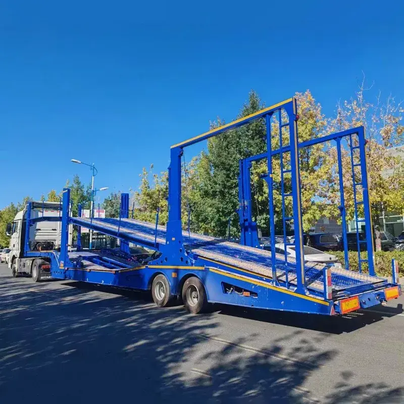 Trailer Transportasi Mobil Deck Deck