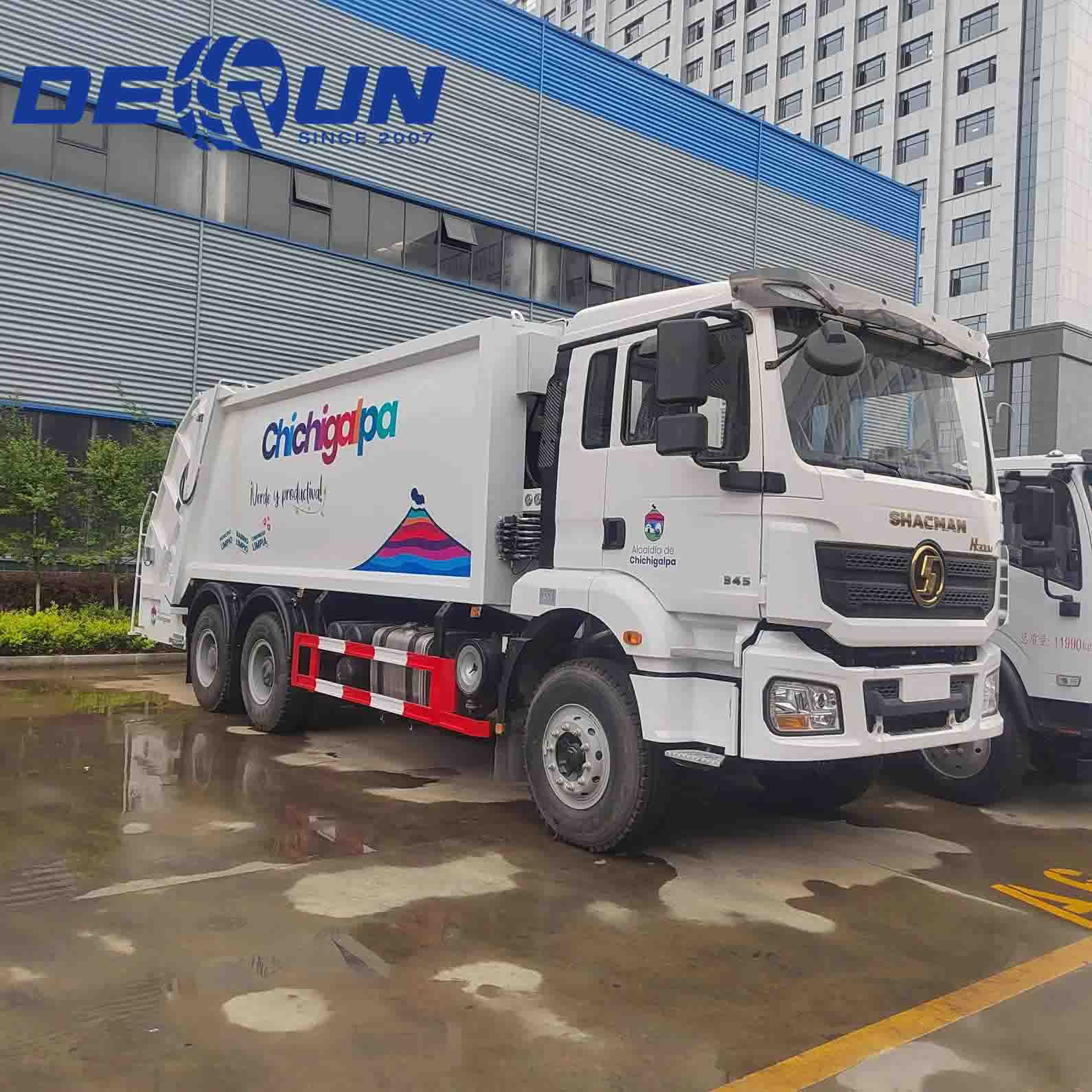 Truk Sampah Pemadat Shacman 6x4