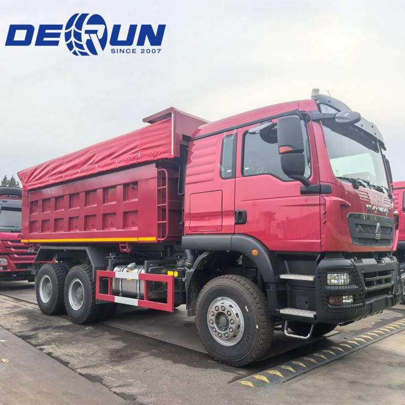 Sinotruk Howo TX 6x4 336HP Dump Truck Untuk Etiopia & Djibouti