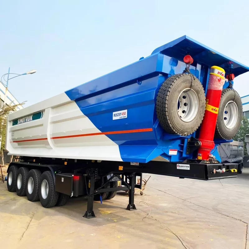 Trailer Tipper Dump Bentuk U